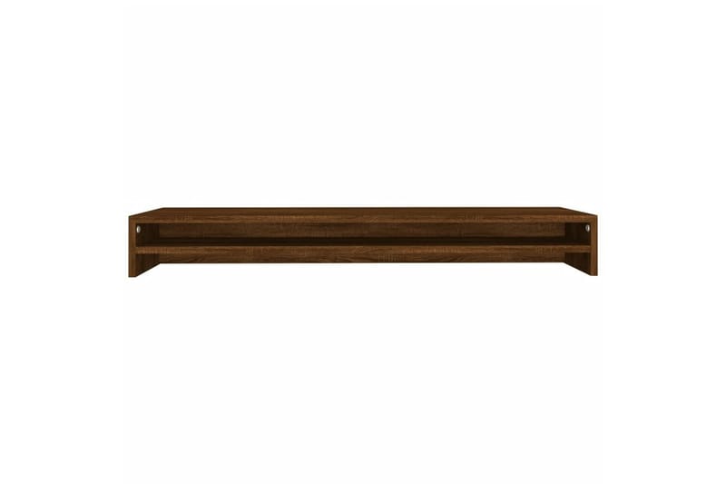 beBasic Skjermstativ brun eik 100x24x13 cm konstruert tre - Brun - Møbler - Mediamøbel & tv møbel - Mediestativ & veggfeste