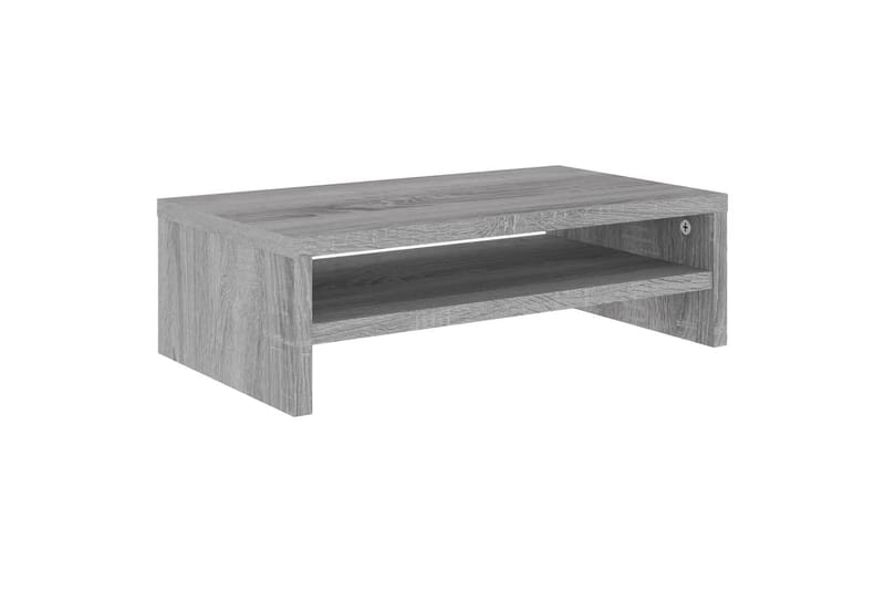 beBasic Skjermstativ grå sonoma 42x24x13 cm konstruert tre - GrÃ¥ - Møbler - Mediamøbel & tv møbel - Mediestativ & veggfeste