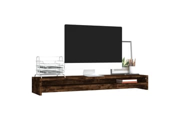 beBasic Skjermstativ røkt eik 100x24x13 cm konstruert tre - Brun - Møbler - Mediamøbel & tv møbel - Mediestativ & veggfeste