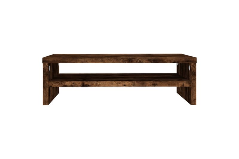 beBasic Skjermstativ røkt eik 42x24x13 cm konstruert tre - Brun - Møbler - Mediamøbel & tv møbel - Mediestativ & veggfeste