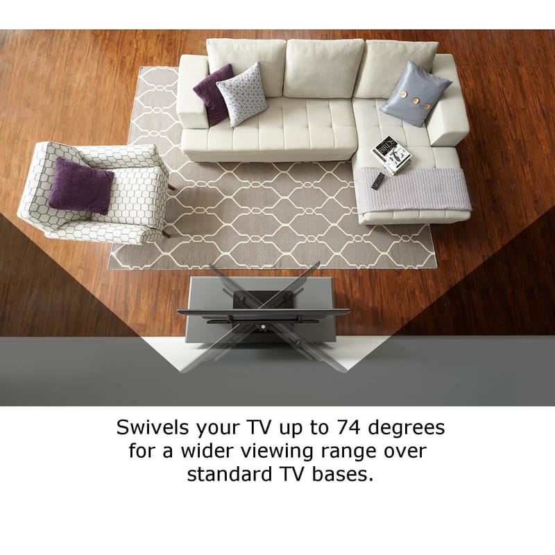 TV-stativ Sanus 32–60 svingbar Vesa 600x400 svart - Svart - Møbler - Mediamøbel & tv møbel - Mediestativ & veggfeste