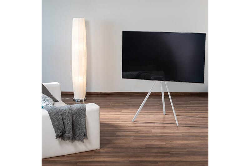TV-gulvstativ Hama Design Hvit - Hvit - Møbler - Mediamøbel & tv møbel - Mediestativ & veggfeste