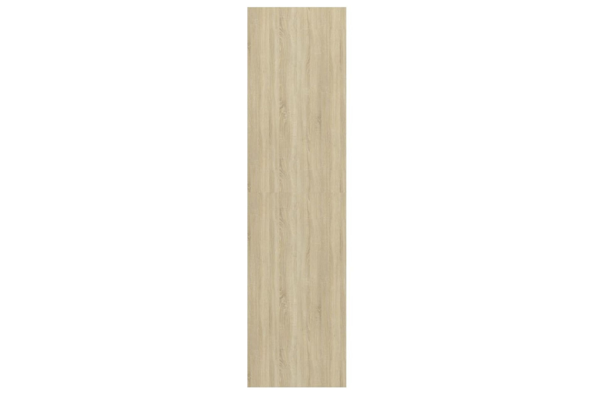 Vegghengt TV-benk sonoma eik og hvit 37x37x142,5cm sponplate - Beige - Møbler - Mediamøbel & tv møbel - Mediestativ & veggfeste