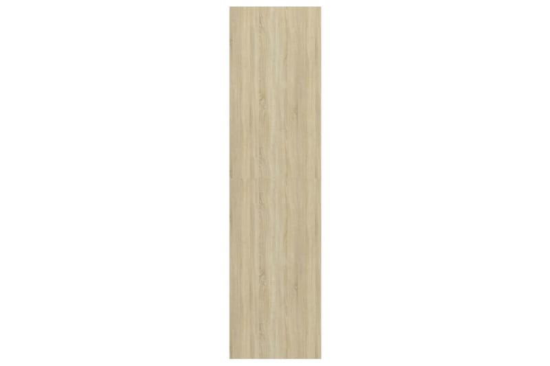 Vegghengt TV-benk sonoma eik og hvit 37x37x142,5cm sponplate - Beige - Møbler - Mediamøbel & tv møbel - Mediestativ & veggfeste