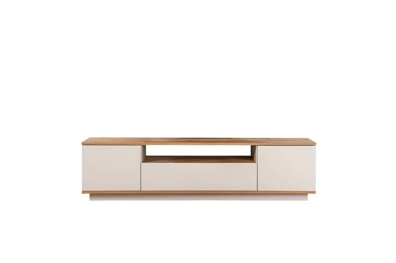 Meni TV-benk 180 cm - Natur/Gul - Møbler - Mediamøbel & tv møbel - TV-benk & mediabenk