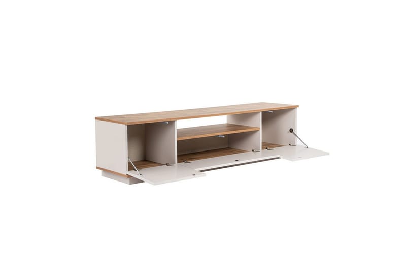 Meni TV-benk 180 cm - Natur/Gul - Møbler - Mediamøbel & tv møbel - TV-benk & mediabenk