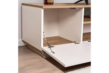 Meni TV-benk 180 cm - Natur/Hvit - Møbler - Mediamøbel & tv møbel - TV-benk & mediabenk