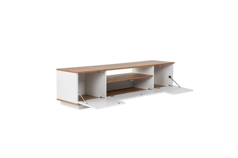 Meni TV-benk 180 cm - Natur/Hvit - Møbler - Mediamøbel & tv møbel - TV-benk & mediabenk