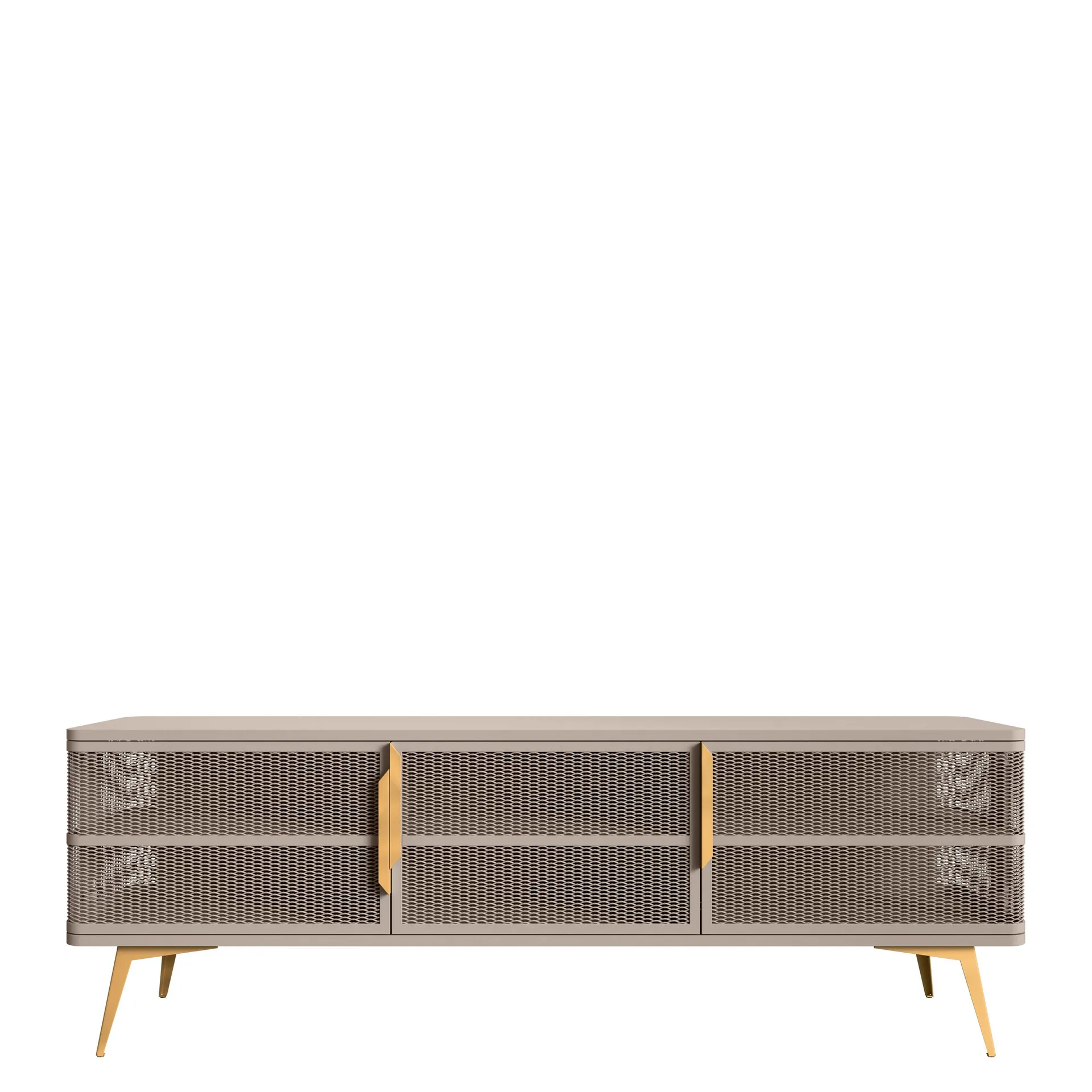 Mireva TV-benk 180 cm - beige/gull
