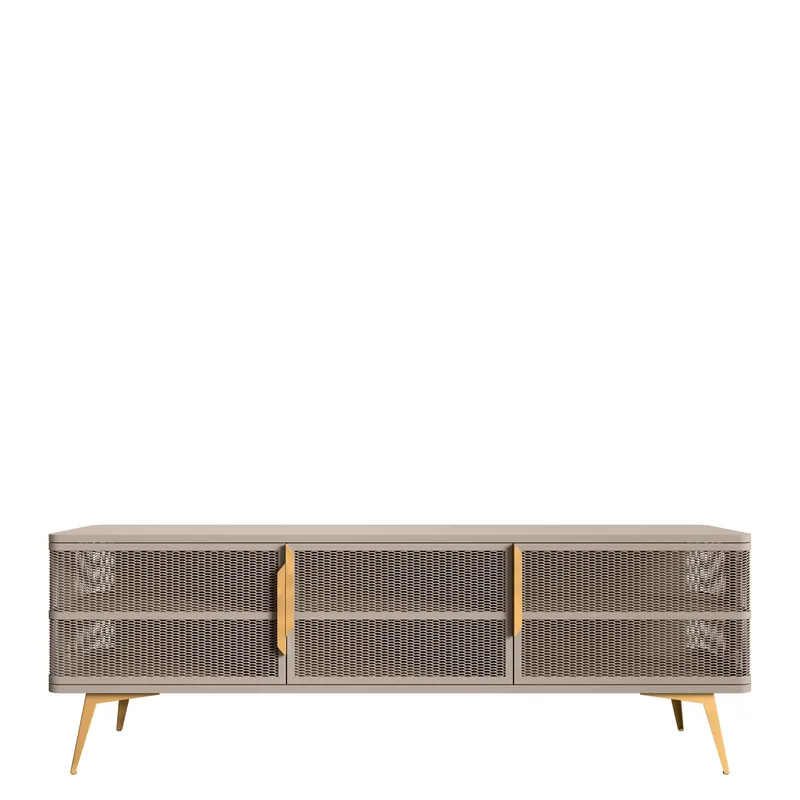 Mireva TV-benk 180 cm, beige/gull