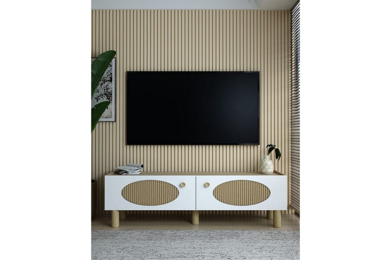 Mittopuri TV-benk 153,6 cm - Taupe - Møbler - Mediamøbel & tv møbel - TV-benk & mediabenk