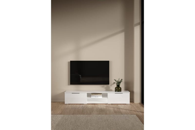 Miwa TV-stativ 33 cm - Hvit - Møbler - Mediamøbel & tv møbel - Mediestativ & veggfeste