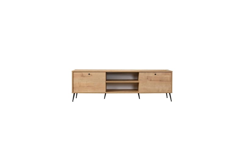 Mjudi TV-benk 55 cm - Lysfarget tre - Møbler - Mediamøbel & tv møbel - TV-benk & mediabenk