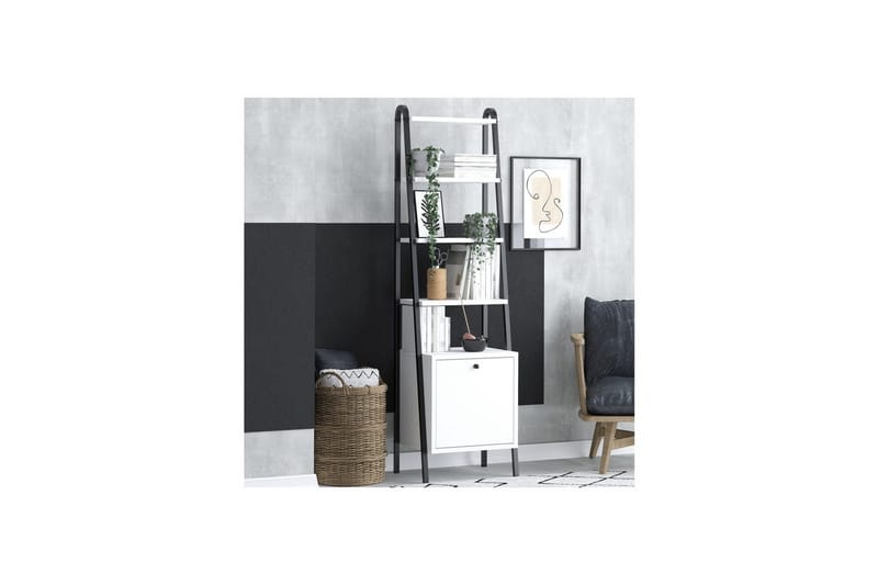 Mojon Bokhylle 44 cm - Sort/Hvit - Oppbevaring - Hyller - Bokhylle