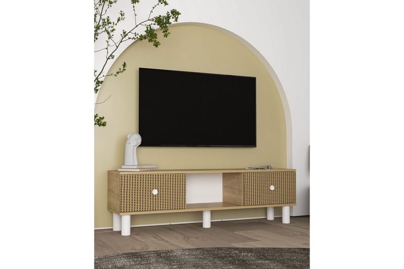 Mono TV-benk 150 cm - Brun/Rødfarget tre - Møbler - Mediamøbel & tv møbel - TV-benk & mediabenk