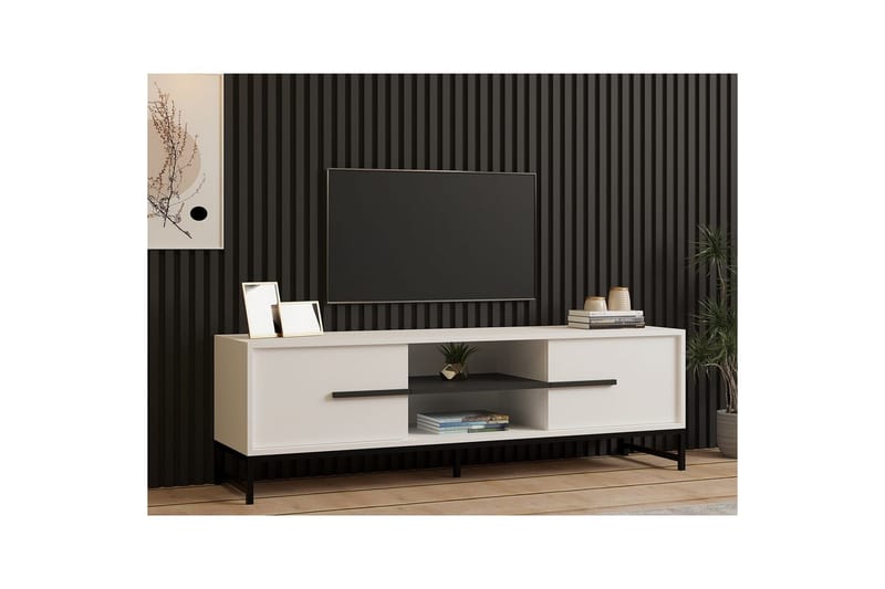 Mono TV-benk 160 cm - Hvit - Møbler - Mediamøbel & tv møbel - TV-benk & mediabenk