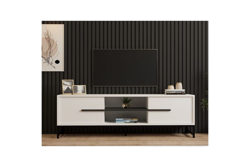 Mono TV-benk 160 cm - Hvit - Møbler - Mediamøbel & tv møbel - TV-benk & mediabenk