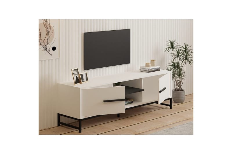 Mono TV-benk 160 cm - Hvit - Møbler - Mediamøbel & tv møbel - TV-benk & mediabenk