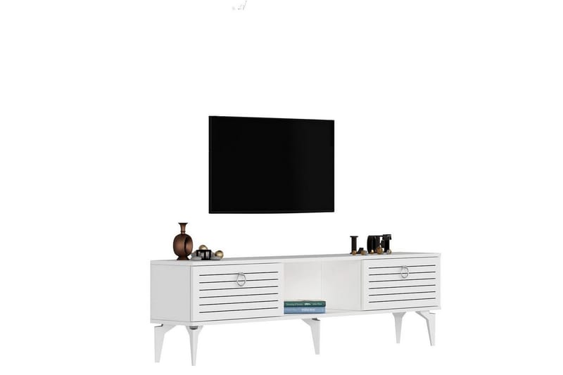 Mula TV-benk 150 cm - Hvit - Møbler - Mediamøbel & tv møbel - TV-benk & mediabenk