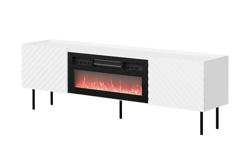 Munkedal TV-benk 181 cm, Hvit