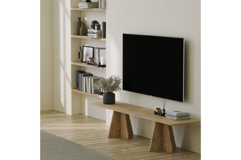 Munne TV-benk 180 cm - Eik - Møbler - Mediamøbel & tv møbel - TV-benk & mediabenk
