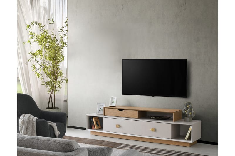 Namio TV-benk 180 cm - Brun - TV-benk & mediabenk