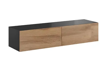 Narbonne Tv-skap 140 cm - Natur/Svart - Møbler - Mediamøbel & tv møbel - TV-benk & mediabenk