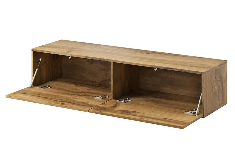 Narbonne Vegghengt 280 cm - Natur/Svart - Møbler - Mediamøbel & tv møbel - TV-møbelsett