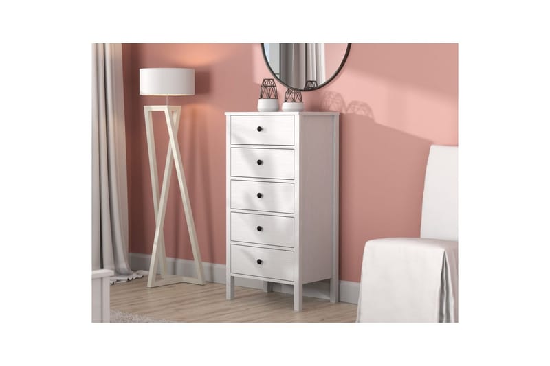 Navric TV-skap 58 cm - Natur/Hvit - Oppbevaring - Oppbevaringsmøbler - Kommode - Entrekommode