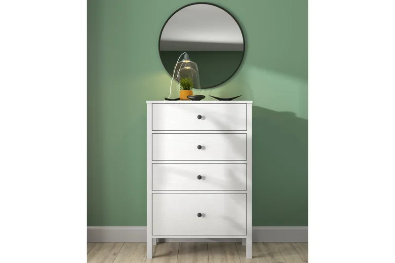 Navric TV-skap 77 cm - Natur/Hvit - Oppbevaring - Oppbevaringsmøbler - Kommode - Entrekommode