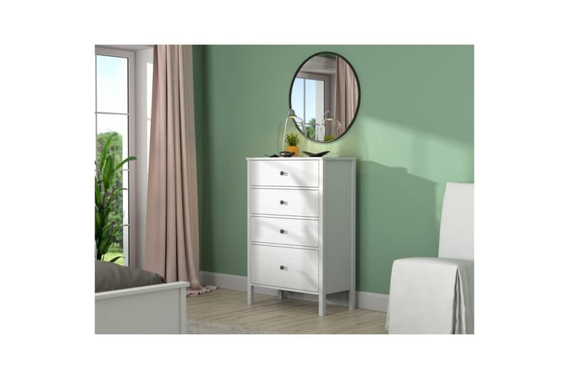 Navric TV-skap 77 cm - Natur/Hvit - Møbler - Mediamøbel & tv møbel - TV-skap