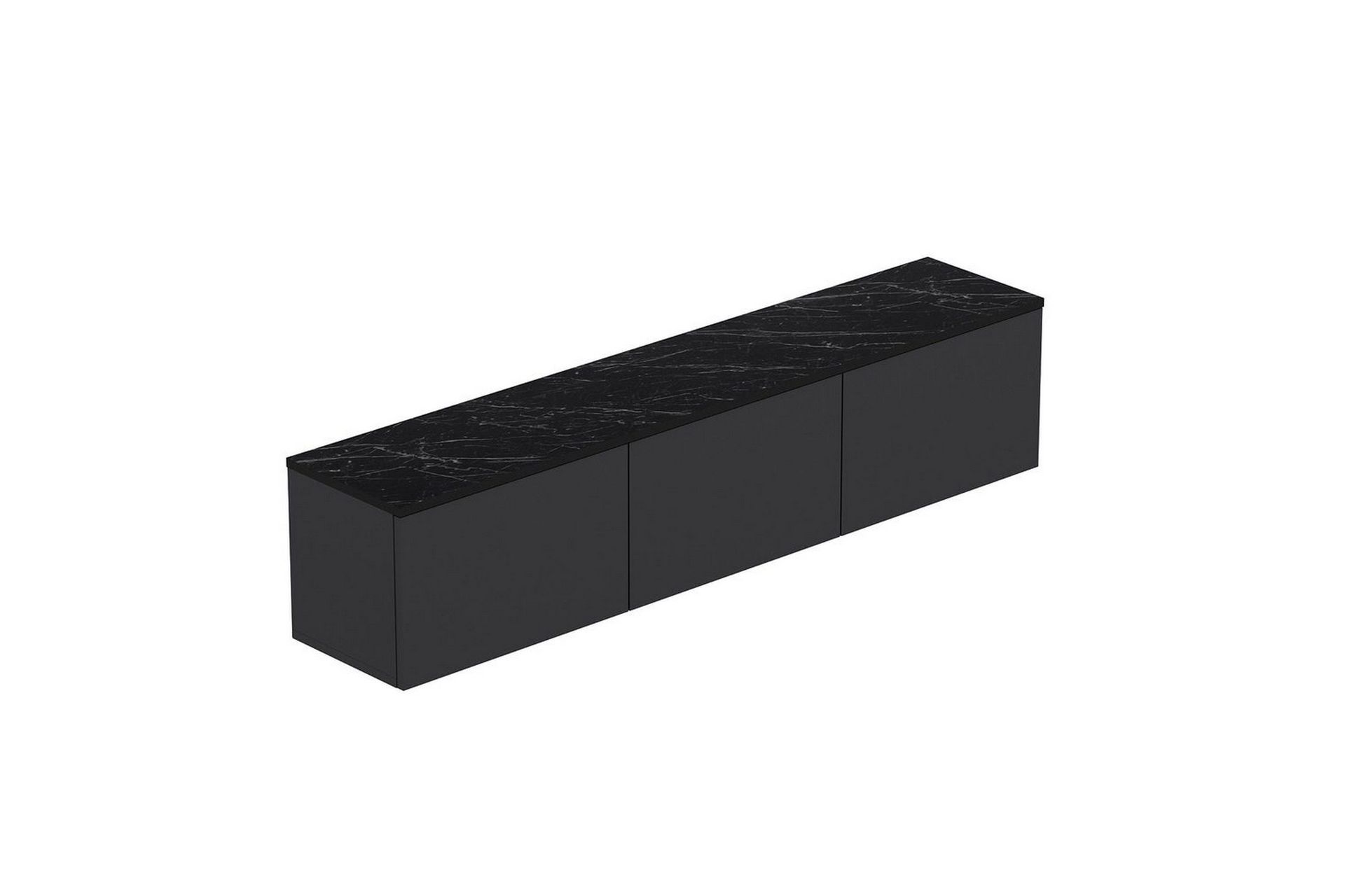 Neon TV-benk 160 cm - Antrasitt