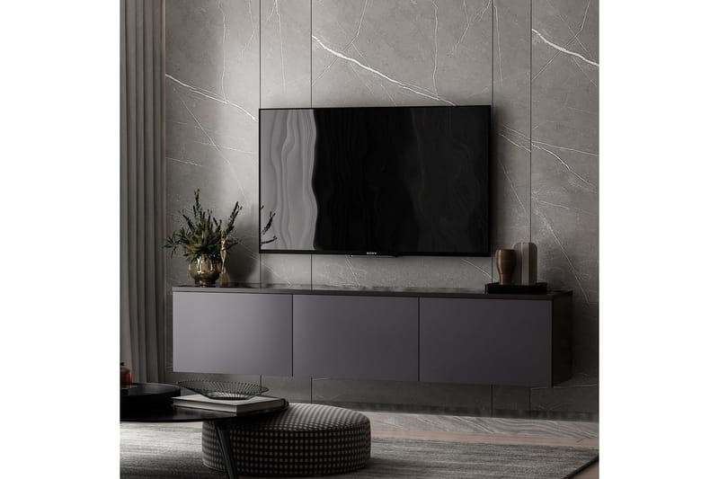 Neon TV-benk 160 cm - Antrasitt - Møbler - Mediamøbel & tv møbel - TV-benk & mediabenk