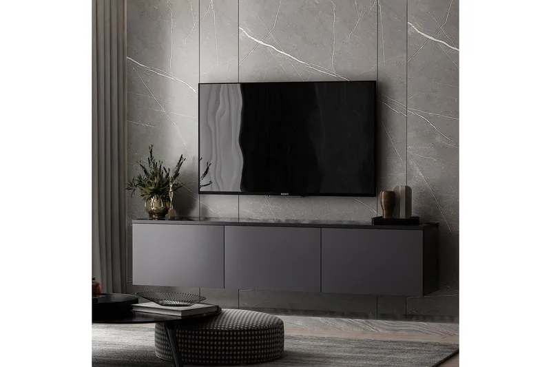 Neon TV-benk 160 cm - Antrasitt - Møbler - Mediamøbel & tv møbel - TV-benk & mediabenk