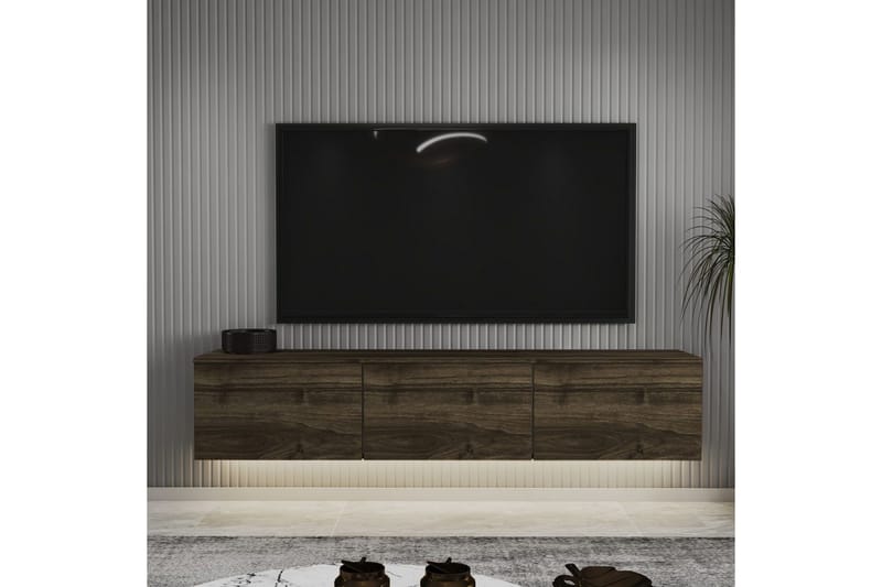 Neon TV-benk 160 cm - Brun - Møbler - Mediamøbel & tv møbel - TV-benk & mediabenk