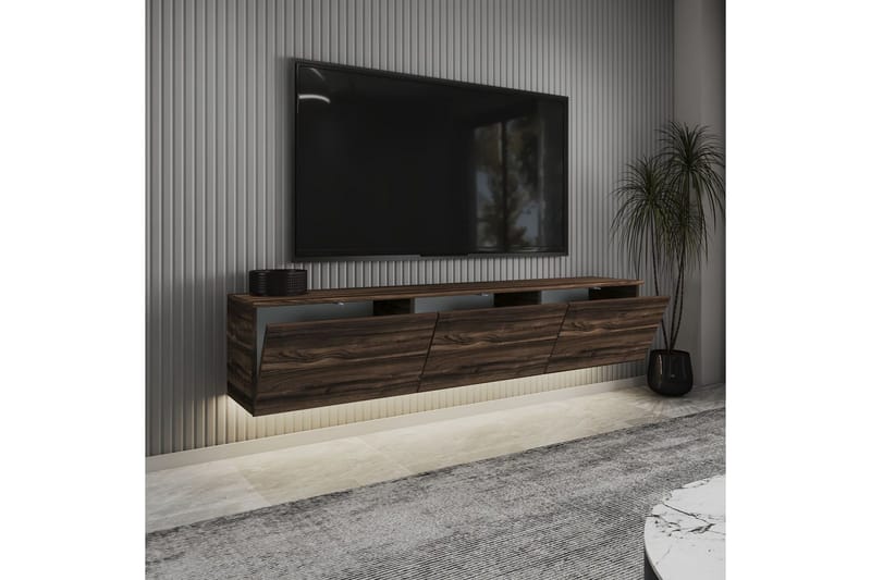 Neon TV-benk 160 cm - Brun - Møbler - Mediamøbel & tv møbel - TV-benk & mediabenk