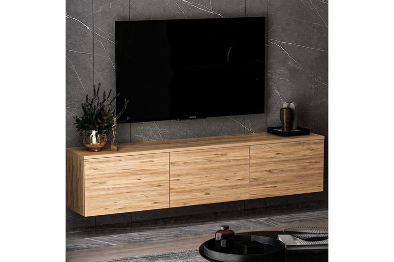 Neon TV-benk 160 cm - Natur - Møbler - Mediam øbel & tv møbel - TV-benk & mediabenk