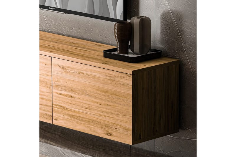 Neon TV-benk 160 cm - Natur - Møbler - Mediamøbel & tv møbel - TV-benk & mediabenk