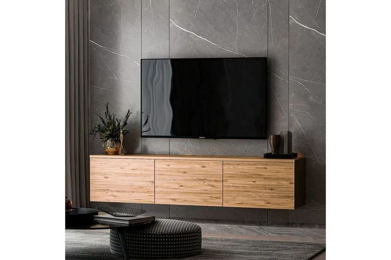 Neon TV-benk 160 cm - Natur - Møbler - Mediamøbel & tv møbel - TV-benk & mediabenk