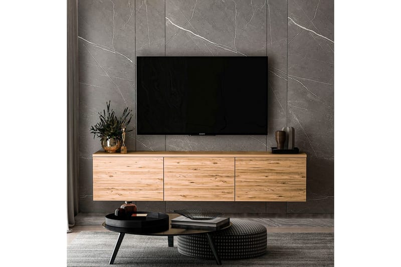 Neon TV-benk 160 cm - Natur - Møbler - Mediamøbel & tv møbel - TV-benk & mediabenk