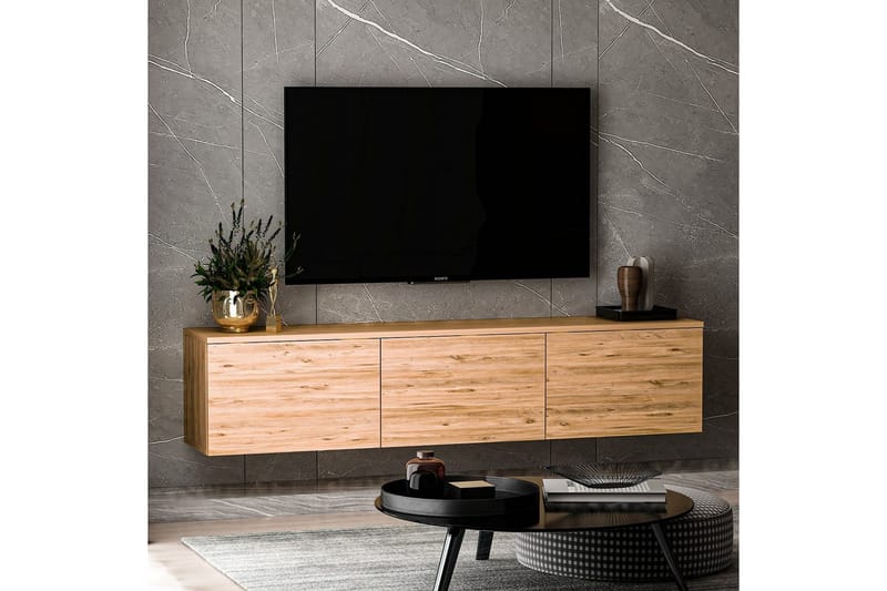 Neon TV-benk 160 cm - Natur - Møbler - Mediamøbel & tv møbel - TV-benk & mediabenk