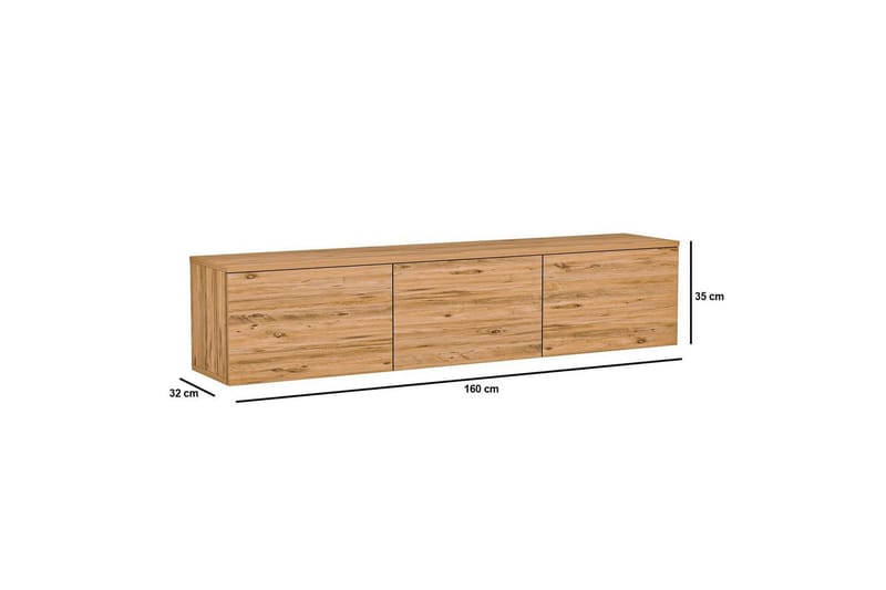 Neon TV-benk 160 cm - Natur - Møbler - Mediamøbel & tv møbel - TV-benk & mediabenk