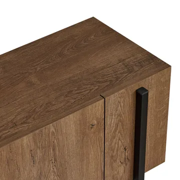 Nexus TV-benk 180 cm - Kafkas Oak og Black - Møbler - Mediamøbel & tv møbel - TV-benk & mediabenk
