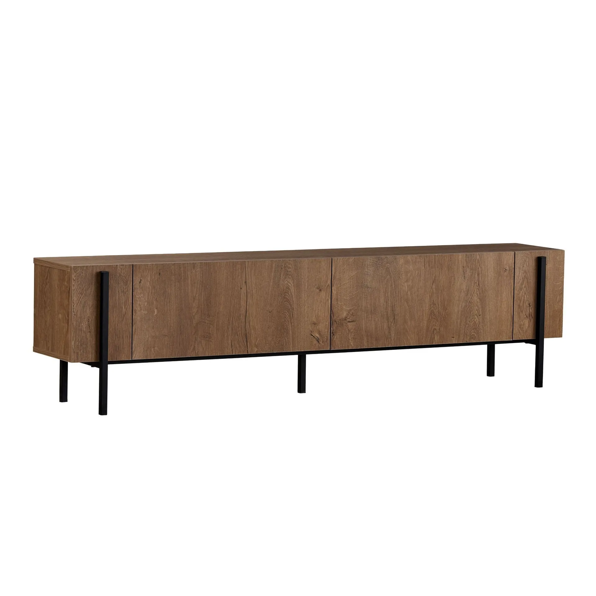 Nexus TV-benk 180 cm - Kafkas Oak og Black