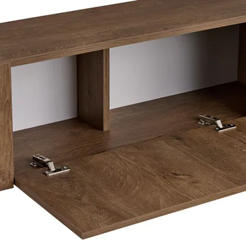Nexus TV-benk 180 cm - Kafkas Oak og Black - Møbler - Mediamøbel & tv møbel - TV-benk & mediabenk