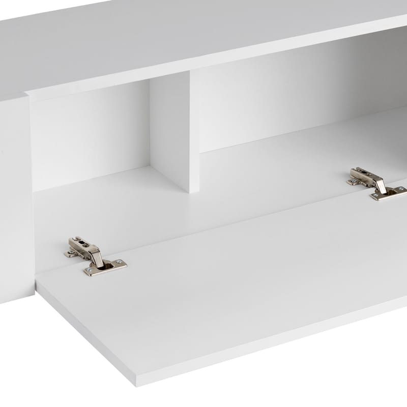 Nexus TV-benk 180 cm - Wood Black og Black - Møbler - Mediamøbel & tv møbel - Mediestativ & veggfeste