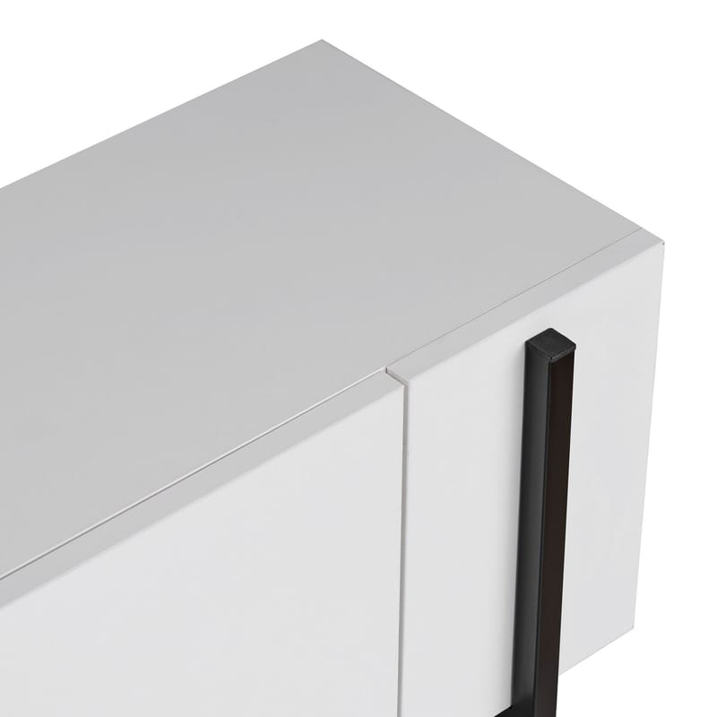 Nexus TV-benk 180 cm - Wood Black og Black - Møbler - Mediamøbel & tv møbel - Mediestativ & veggfeste