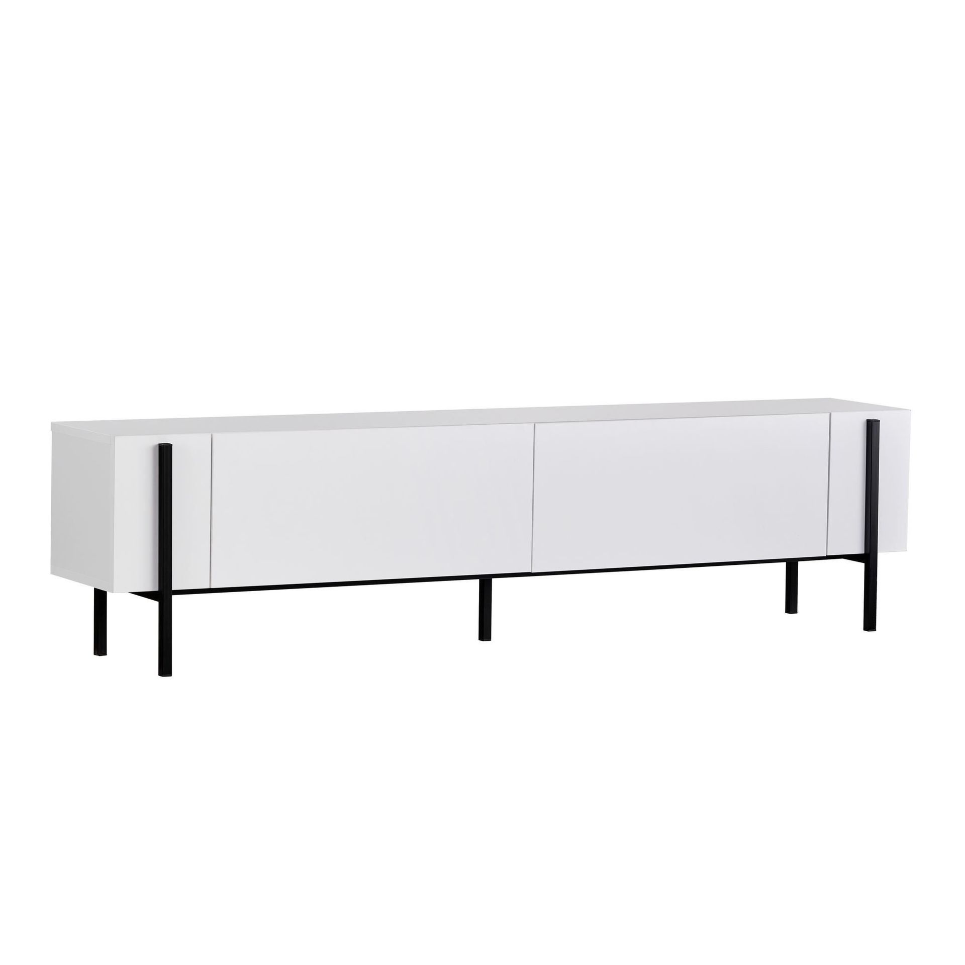 Nexus TV-benk 180 cm - Wood Black og Black
