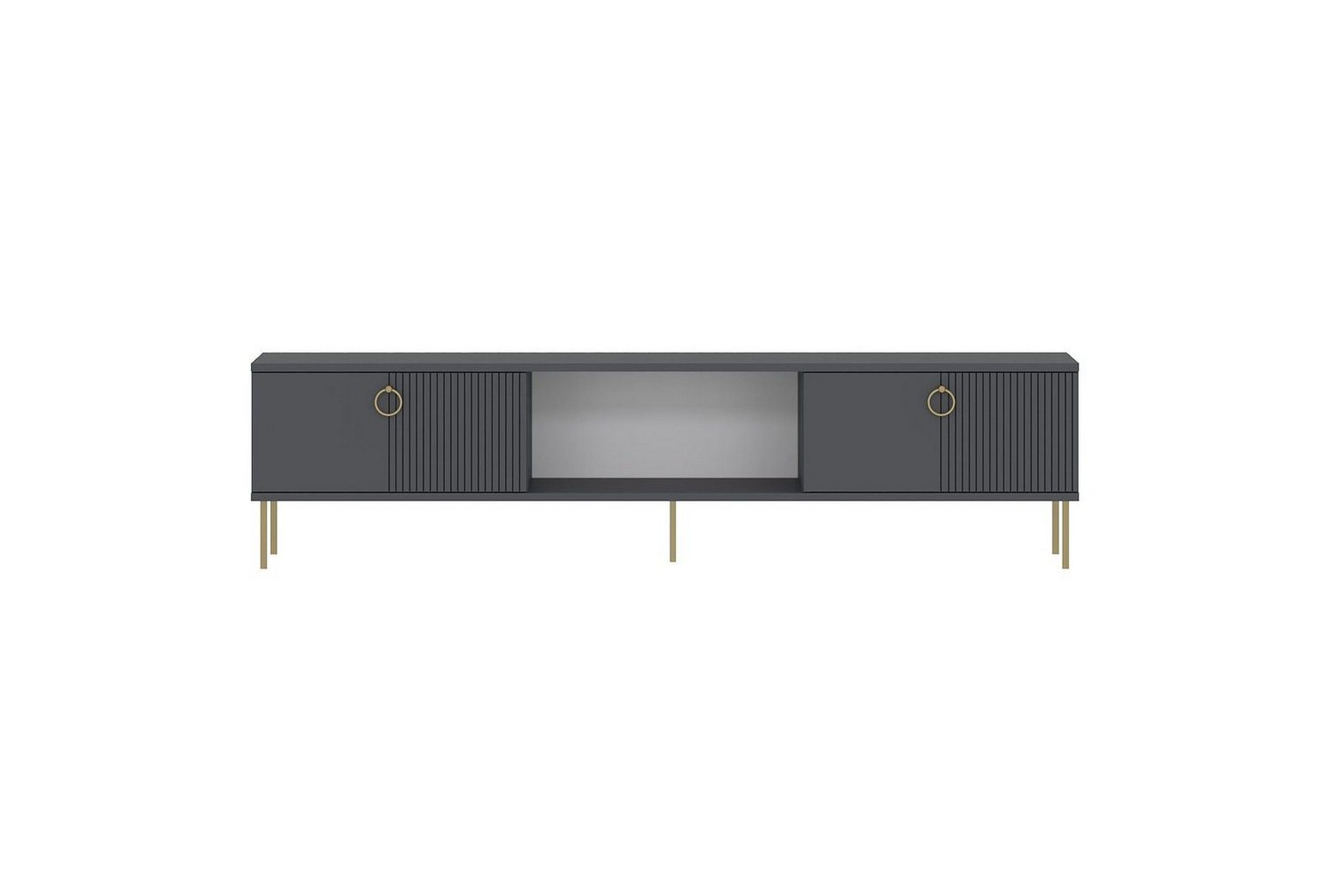 Neyra TV-benk 180 cm - Antrasitt