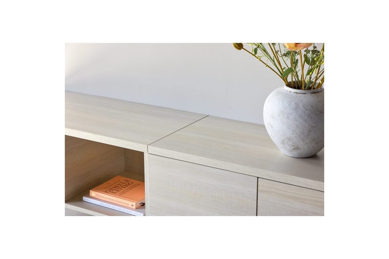 Nomi Tv-Stativ 35 Cm - Whitewash - Møbler - Mediamøbel & tv møbel - Mediestativ & veggfeste